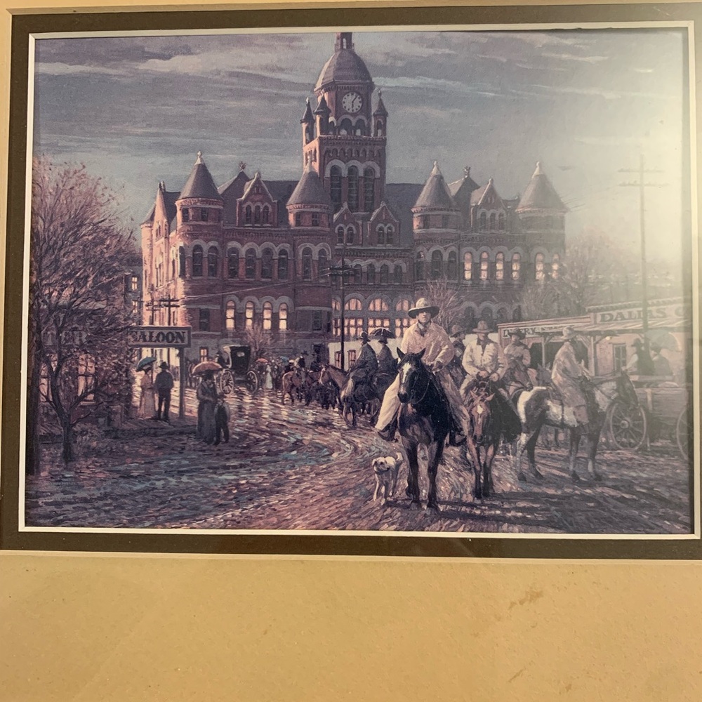 Vintage Western Town Art Print